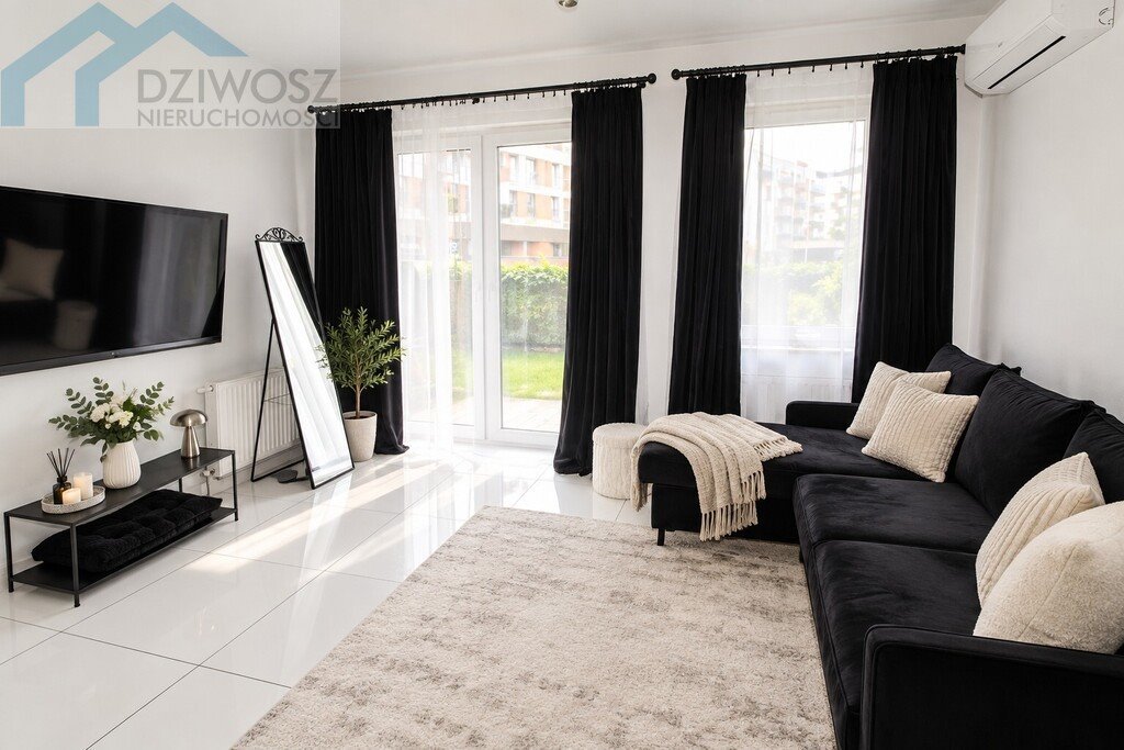2-pokojowe mieszkanie z ogrodem 41 m² we Wrocławiu polecam Wrocław, Psie Pole, Antoniego Słonimskiego  45m2 Foto 1