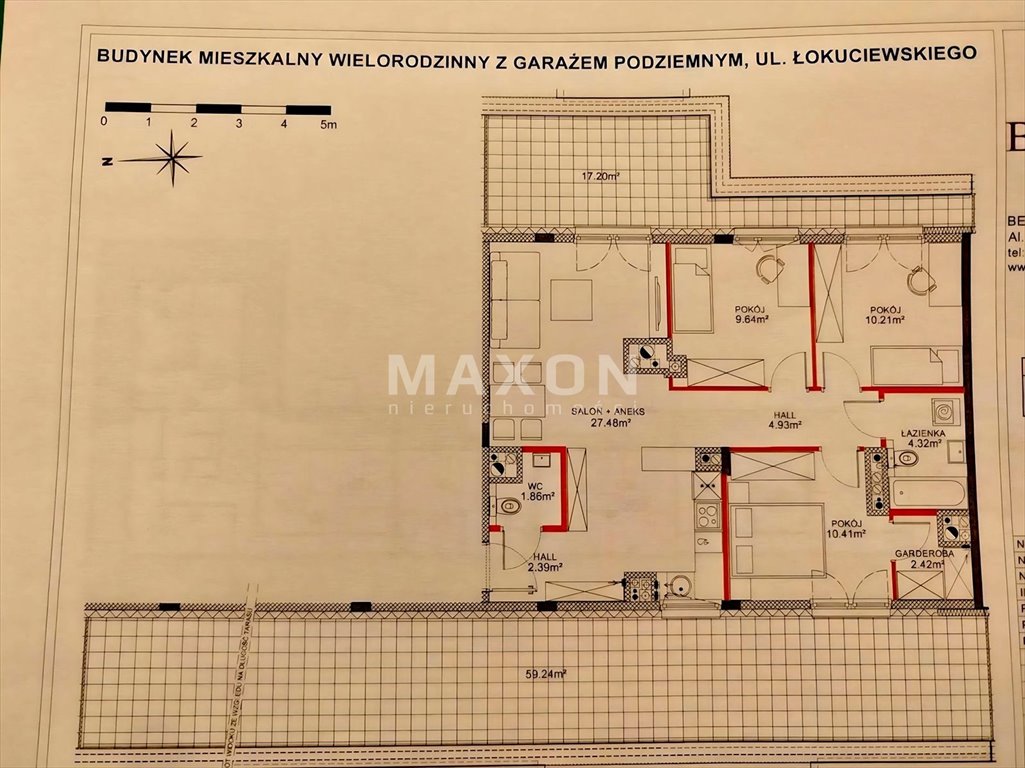 Mieszkanie czteropokojowe  na sprzedaż Warszawa, Bemowo, ul. płk. Witolda Łokuciewskiego  77m2 Foto 18