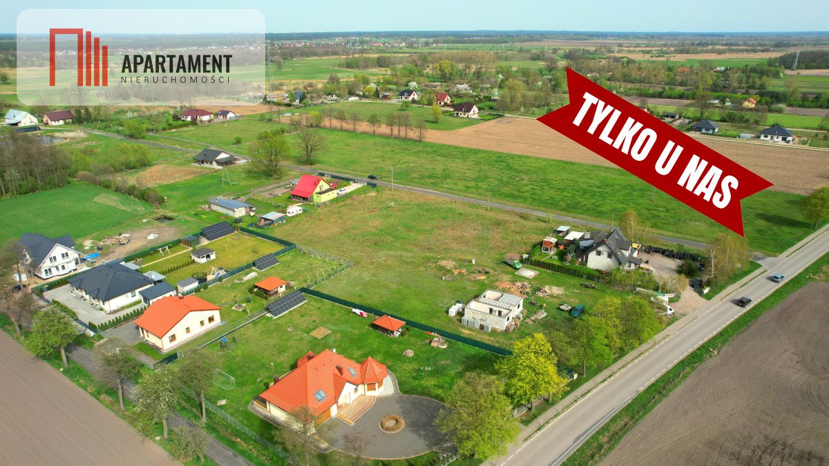 Działki z rozpoczętą budową domu w Małych Rudy, 2545 m² Małe Rudy, Łabiszyńska  2 545m2 Foto 1