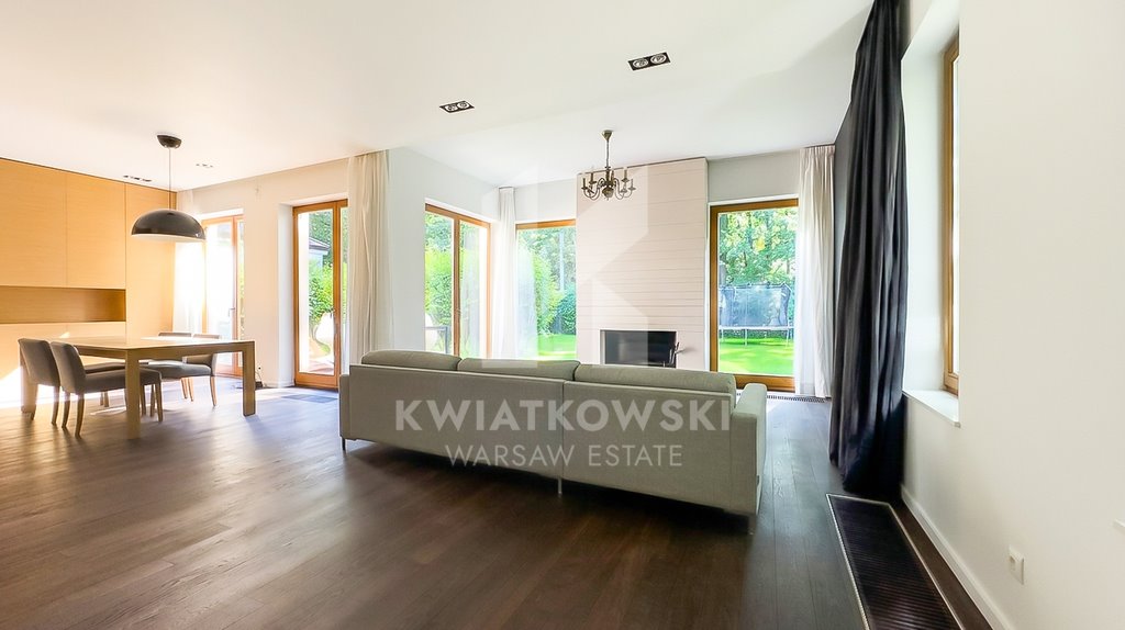 Nowoczesny dom 240 m² z lasem, garaż, 4 sypialnie, Wilanów Warszawa, Wilanów, Powsin, Opieńki  240m2 Foto 1