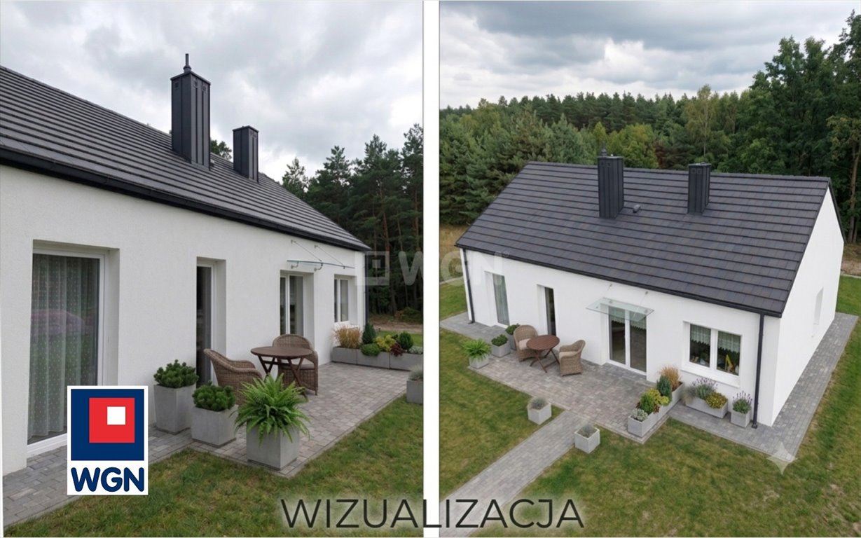 Nowoczesny dom parterowy w Żaganiu z możliwością modyfikacji polecam Żagań, Kazimierza Wielkiego  80m2 Foto 1