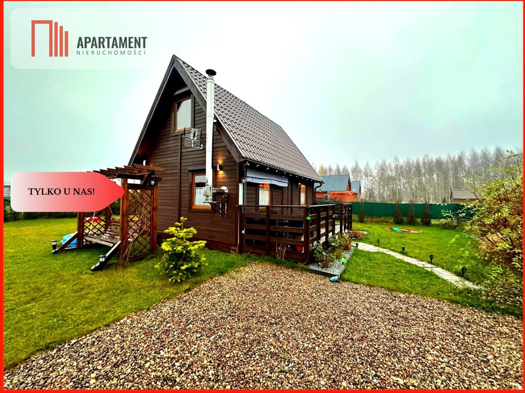 Urokliwy domek 35 m² z tarasem 100 m od jeziora Sobącz  35m2 Foto 1