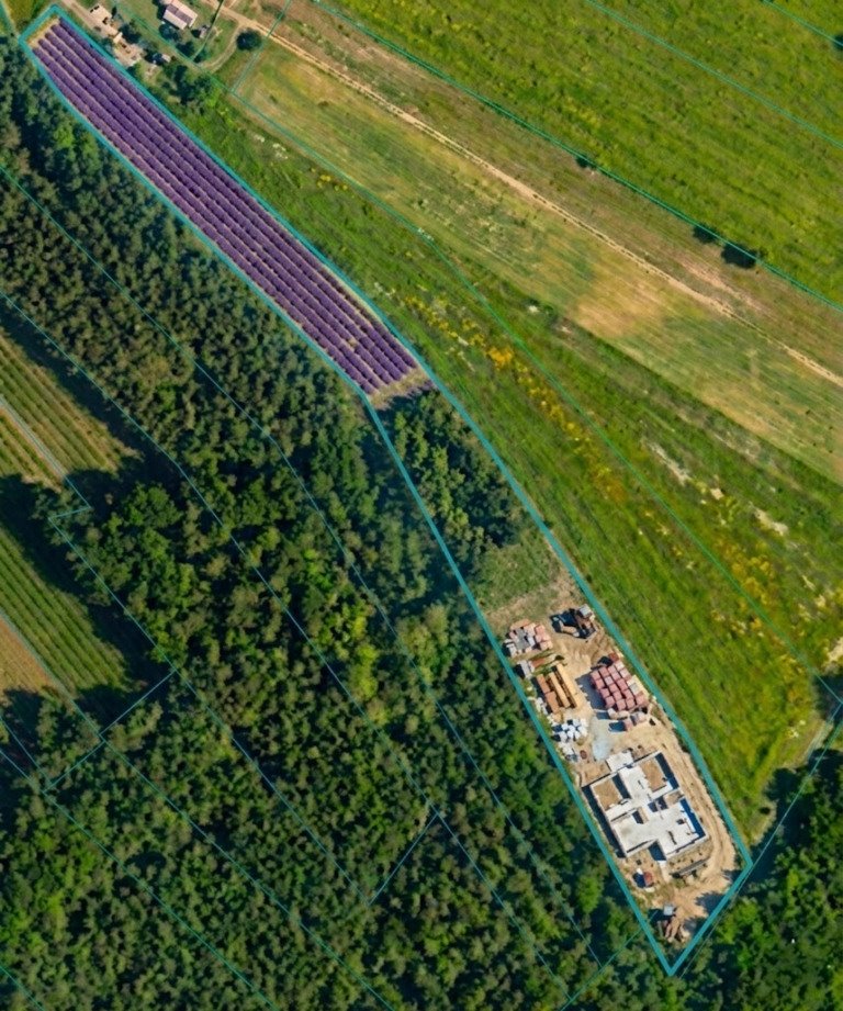 1,39ha: 56a pod budowę, własny las, pomoc z KOWR Kolonia Góra Puławska  13 902m2 Foto 1