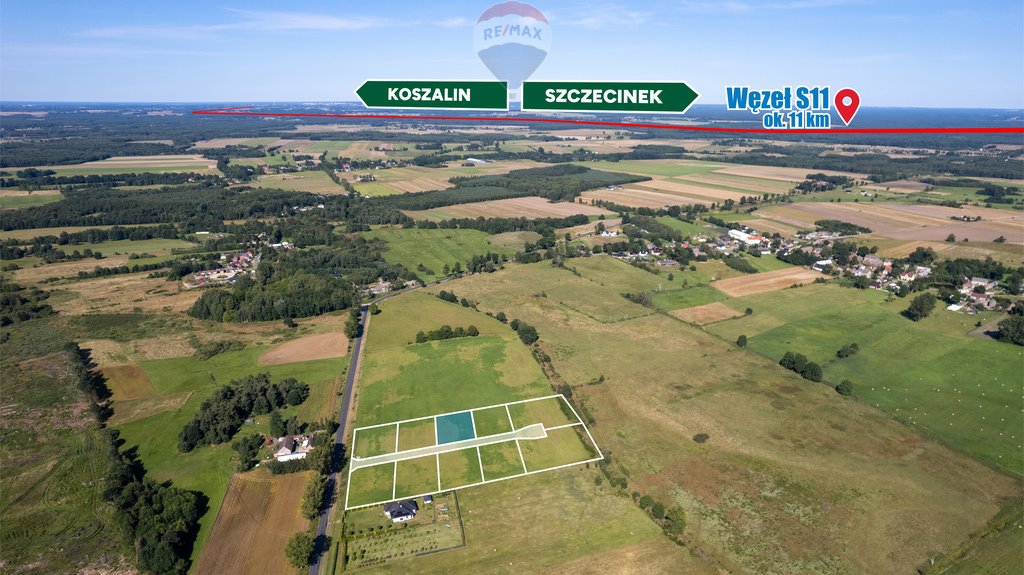 Działka budowlana na sprzedaż Pomianowo  1 552m2 Foto 6