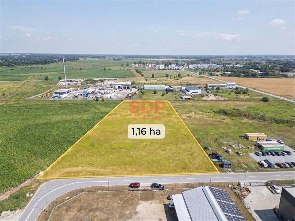 Działka inwestycyjna 11 633 m² - pełne uzbrojenie i gotowość Dobrzykowice, Magazynowa  11 633m2 Foto 1