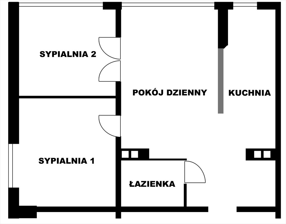 Mieszkanie trzypokojowe na sprzedaż Warszawa, Śródmieście, Górnośląska  47m2 Foto 14