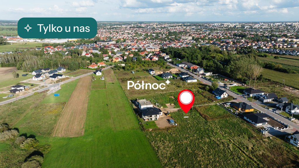 Działka budowlana 1008 m2 z mediami, idealna pod dom Łomża, Grabowa  1 008m2 Foto 1