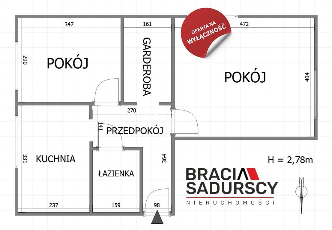 Mieszkanie dwupokojowe na sprzedaż Kraków, Nowa Huta, Nowa Huta, os. Sportowe  50m2 Foto 3