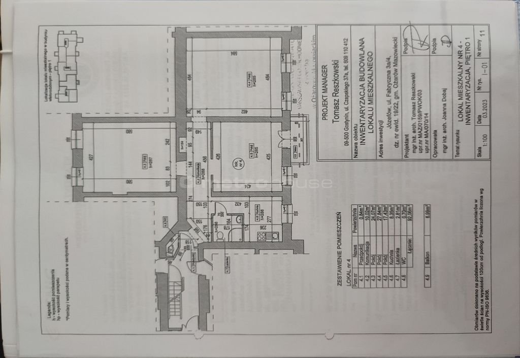 Mieszkanie trzypokojowe na sprzedaż Józefów  92m2 Foto 8