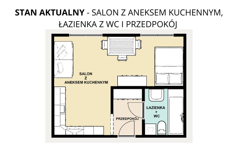 Kawalerka na sprzedaż Sosnowiec, Dańdówka, 11 Listopada  30m2 Foto 4