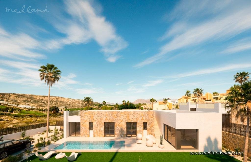 Nowoczesny dom z basenem w La Finca Golf, 3 sypialnie Hiszpania, Algorfa  118m2 Foto 1