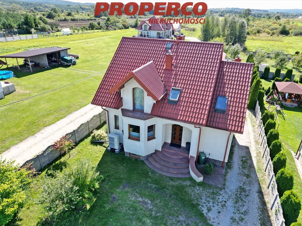 Przestronny dom z garażem, 5 pokoi, ogrzewanie pompa Rykoszyn  196m2 Foto 1