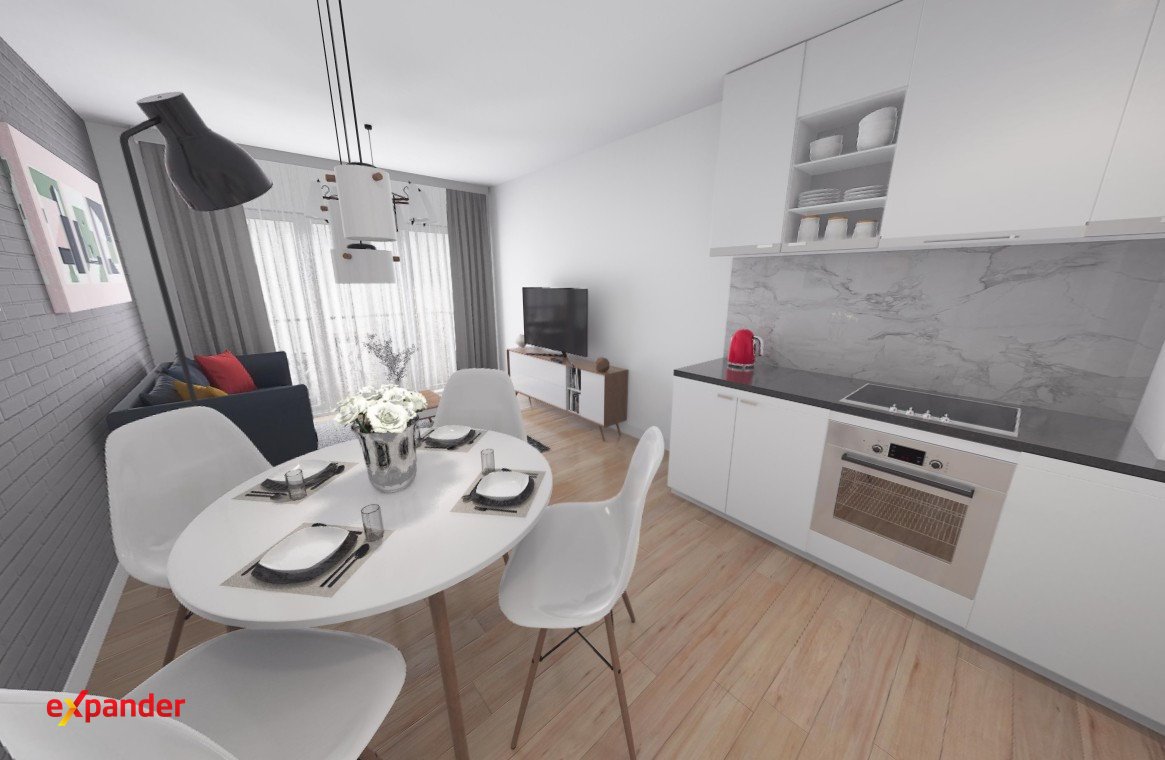 Nowoczesne 2-pokojowe mieszkanie z balkonem - szybki dostęp do centrum Poznań, Starołęka-Minikowo-Marlewo, Unii Lubelskiej  38m2 Foto 1