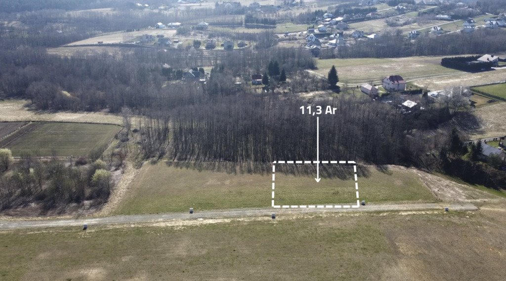 Działka 11,3 ara z pozwoleniem na dom w Rzeszowie polecam! Rzeszów, ks. bpa Antoniego Betańskiego  1 130m2 Foto 1