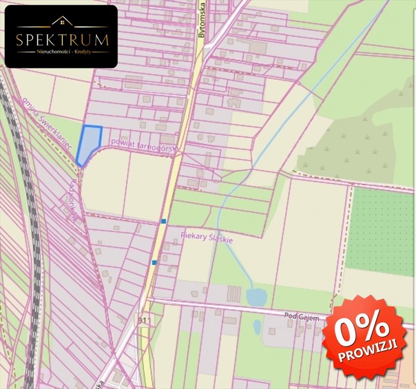 Działka 2292 m² w Orzechu – spokojna okolica, media dostępne Orzech  2 292m2 Foto 1