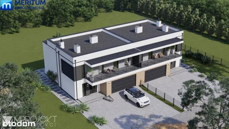 Nowoczesny bliźniak 180 m2 z dużą działką i garażem Adamowizna  180m2 Foto 1