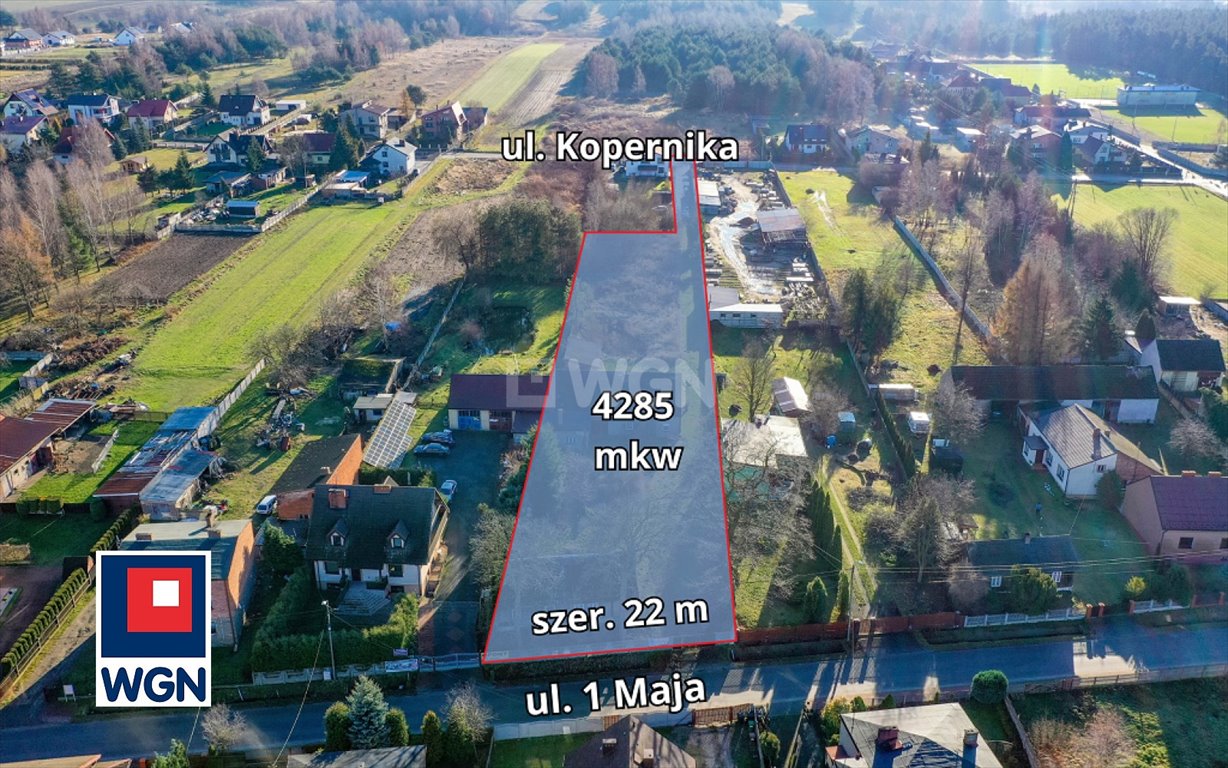 Do sprzedania działka 4285 m² z domem i stodołą w Truskolasach Truskolasy, 1-Maja  4 285m2 Foto 1