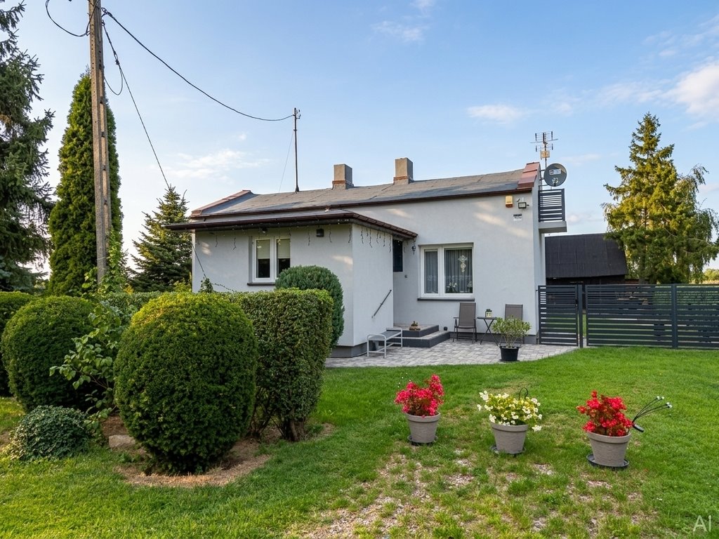 Siedlisko z pompą ciepła i PV na działce 7200 m² Kaszewy Tarnowskie  65m2 Foto 1