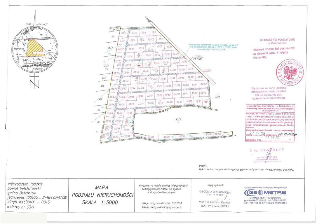 Działki 3000 m² w Kałdunach, pod zabudowę i usługi Kałduny  3 000m2 Foto 1