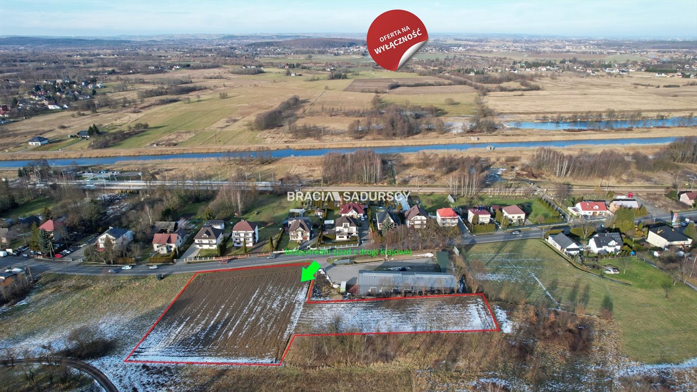 Działka budowlana na sprzedaż Jaśkowice, Krakowska  6 100m2 Foto 2