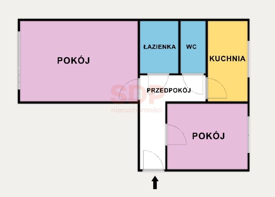 Mieszkanie dwupokojowe na sprzedaż Wrocław, Krzyki, Borek, Stopnicka  40m2 Foto 4