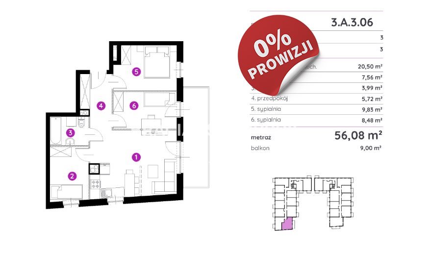 Mieszkanie czteropokojowe  na sprzedaż Kraków, Podgórze, Stare Podgórze, Rydlówka  56m2 Foto 3