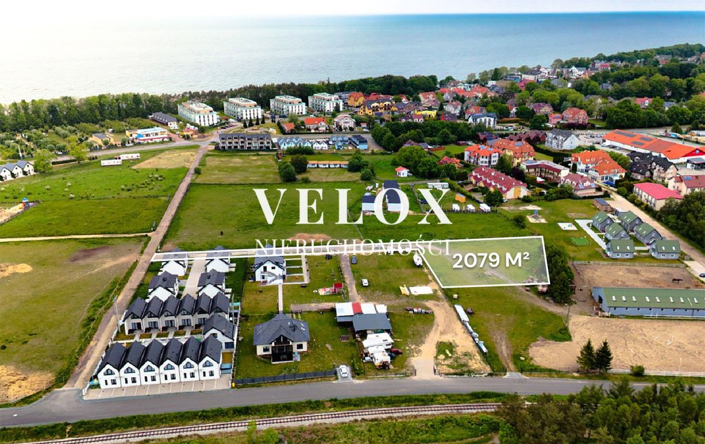 Działka 2079 m² pod dom w Rewalu (blisko morza): Rewal: Turystyczna