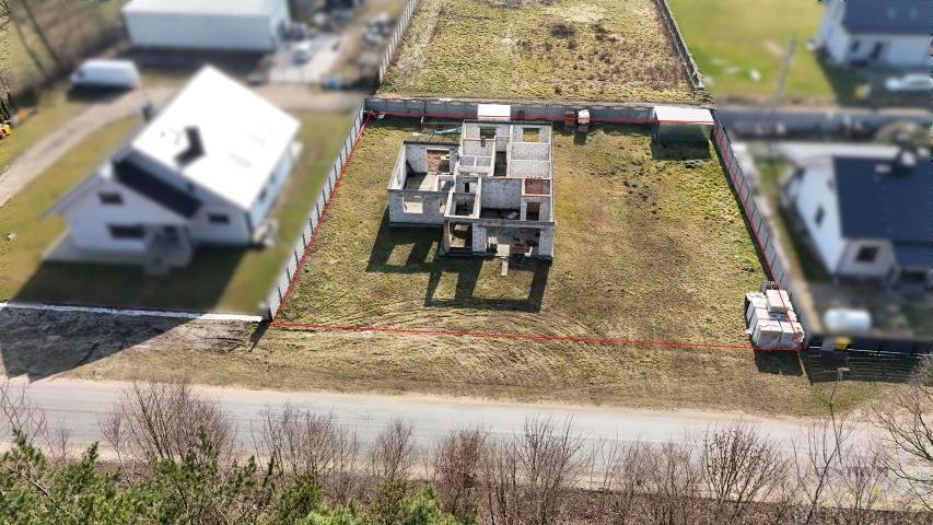 Dom w stanie surowym otwartym z dużym tarasem i garażem Jabłonna, Wypoczynkowa  135m2 Foto 1