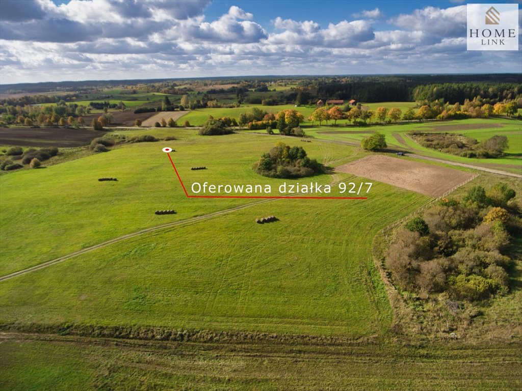 Do sprzedania działka budowlana 2163 m² z widokiem na pola Purda  2 163m2 Foto 1