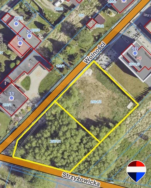Działka budowlana 715 m² z możliwością zakupu większej powierzchni Będziński, Wolności  715m2 Foto 1