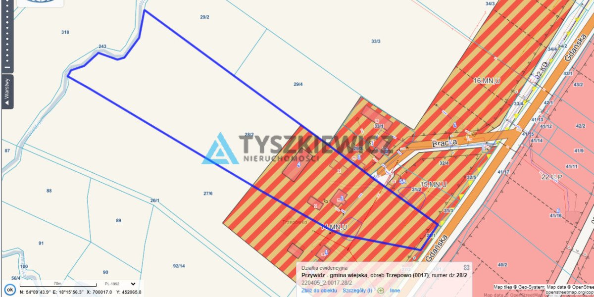 Działka przemysłowo-handlowa na sprzedaż Trzepowo, Gdańska  28 703m2 Foto 8