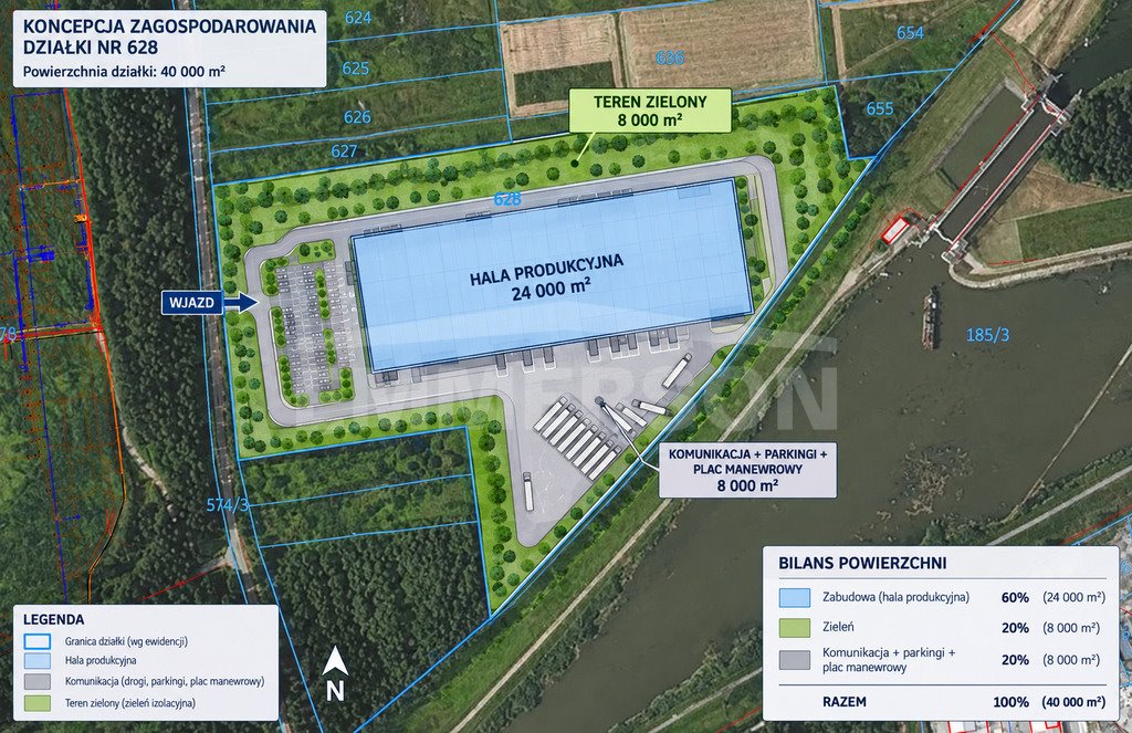 Działka przemysłowa 40 000 m² w Skawinie - zapraszam Skawina  40 000m2 Foto 1