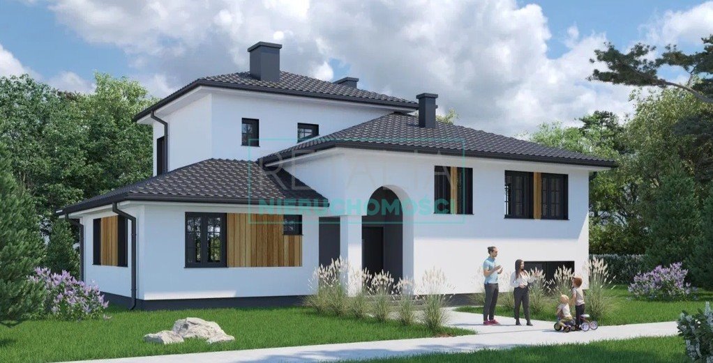 Dom z zabytkową aleją lipową i 189 m2 do wykończenia Rozalin  189m2 Foto 1