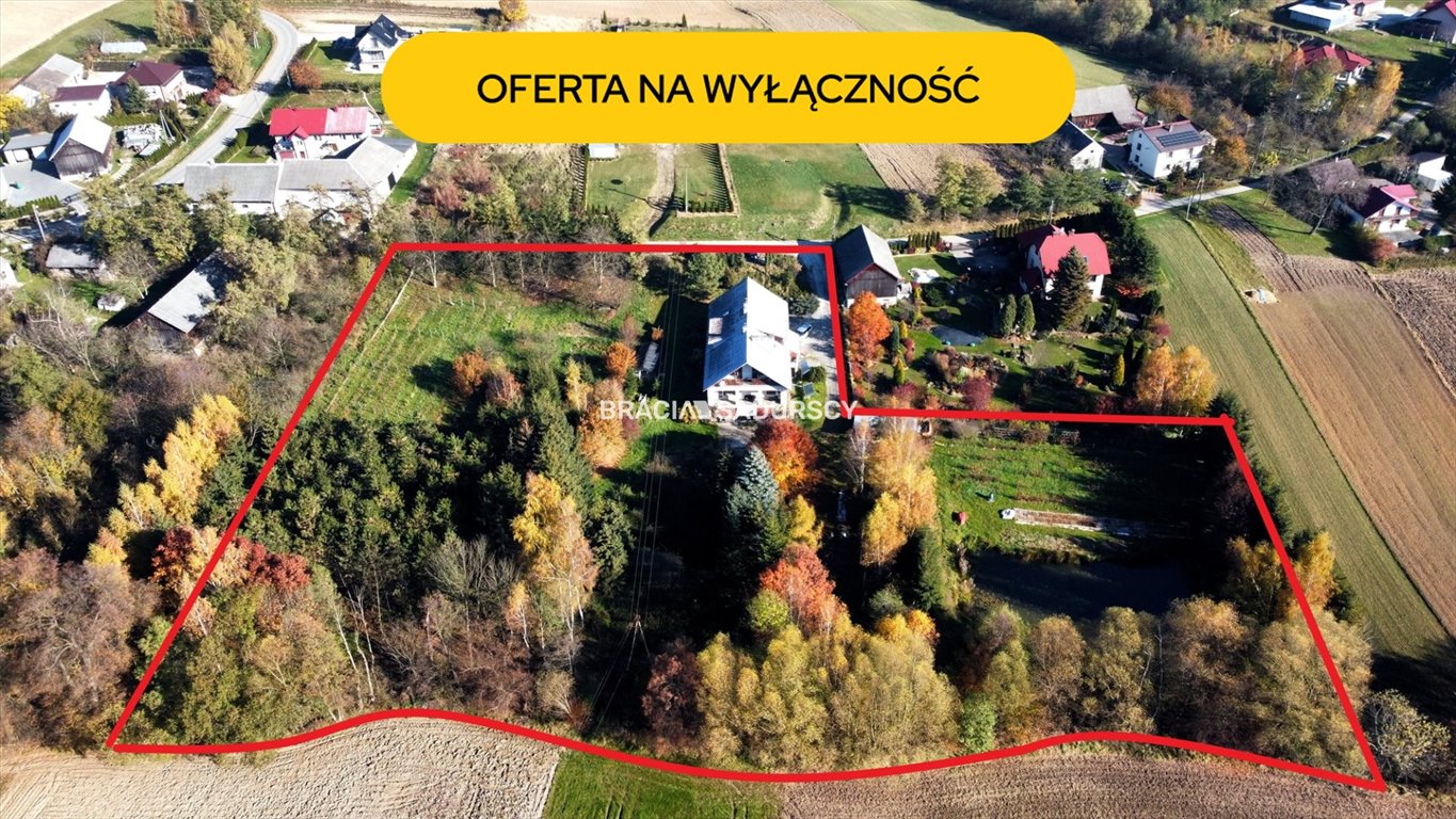 Działka 112 ar z domem i warsztatem w Maciejowicach Maciejowice  11 100m2 Foto 1