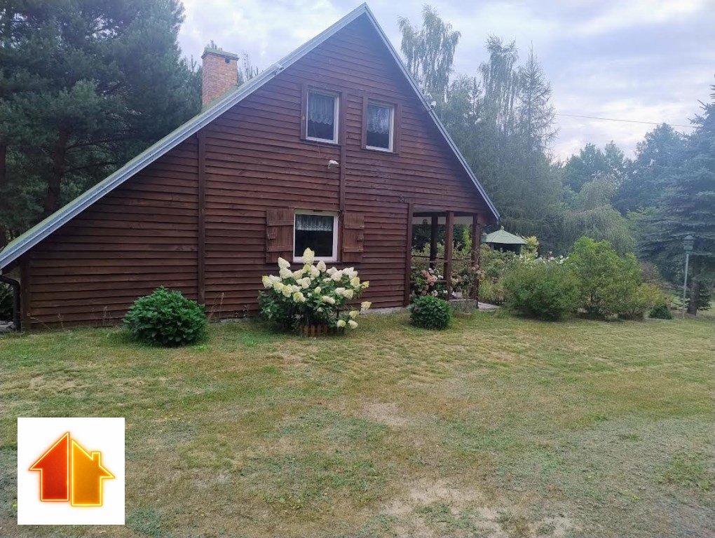 Urokliwy dom góralski nad jeziorem Białe, 68 m2, działka 1800 m2 Budy Lucieńskie, 10  68m2 Foto 1