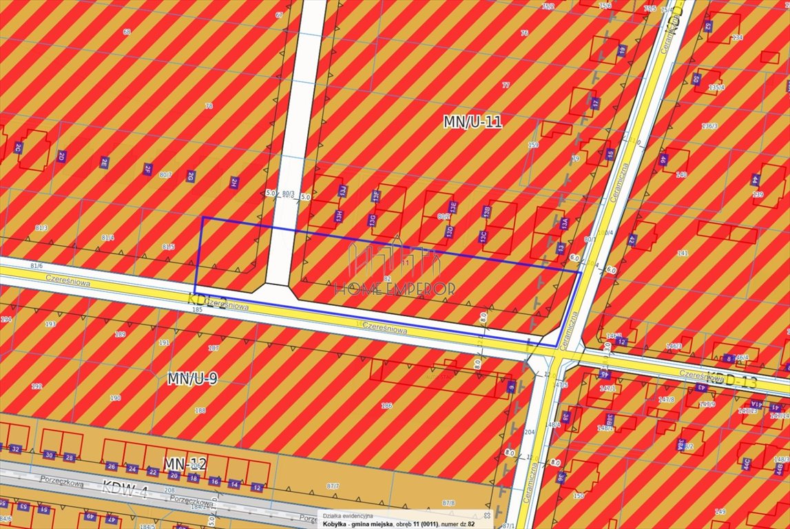 Sprzedam działkę 5172 m² z mediami i planem zabudowy Kobyłka, Maciołki, Czereśniowa  5 172m2 Foto 1