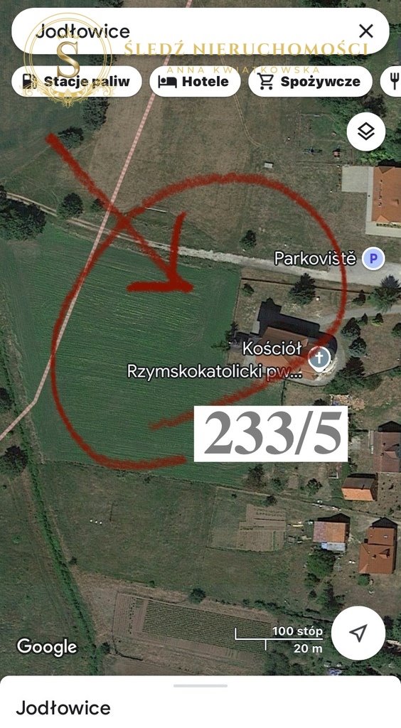 Działka budowlana na sprzedaż Jodłowice  1 043m2 Foto 1