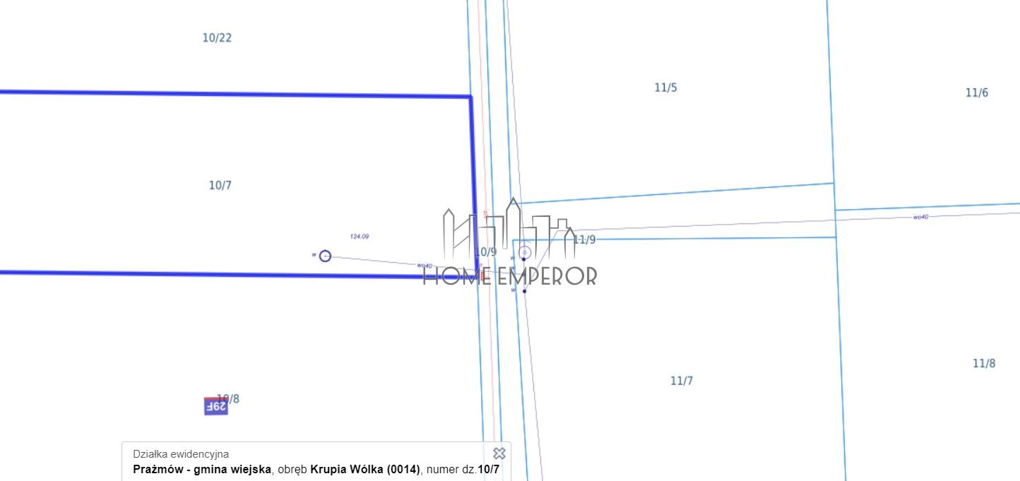 Działka rekreacyjna na sprzedaż Krupia Wólka, Słoneczna  1 100m2 Foto 3