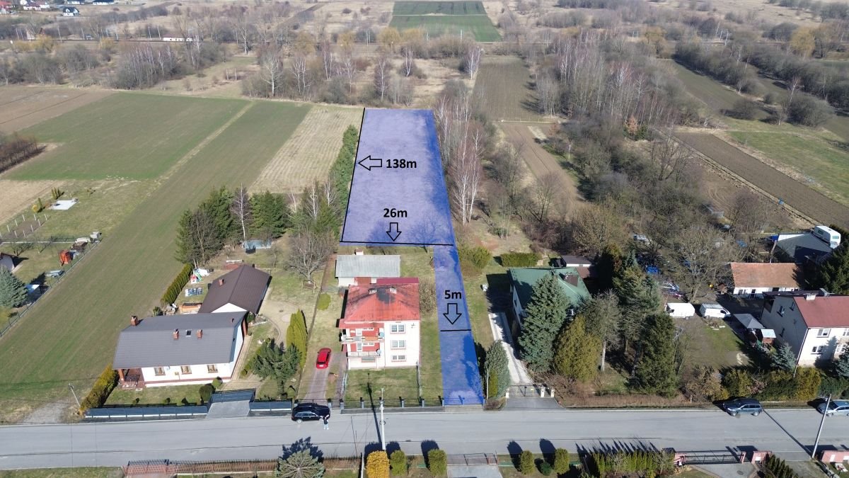 Działka pod domy jednorodzinne w Trzcianie – 0,38 ha, media Trzciana  3 800m2 Foto 1