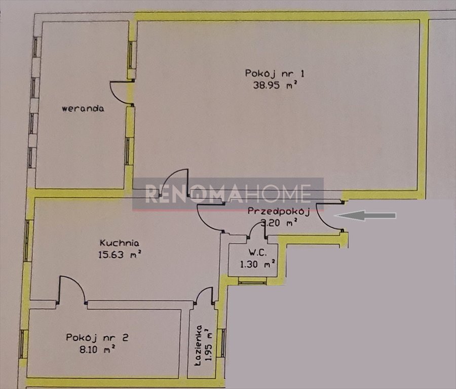 Mieszkanie dwupokojowe na sprzedaż Świebodzice  68m2 Foto 13