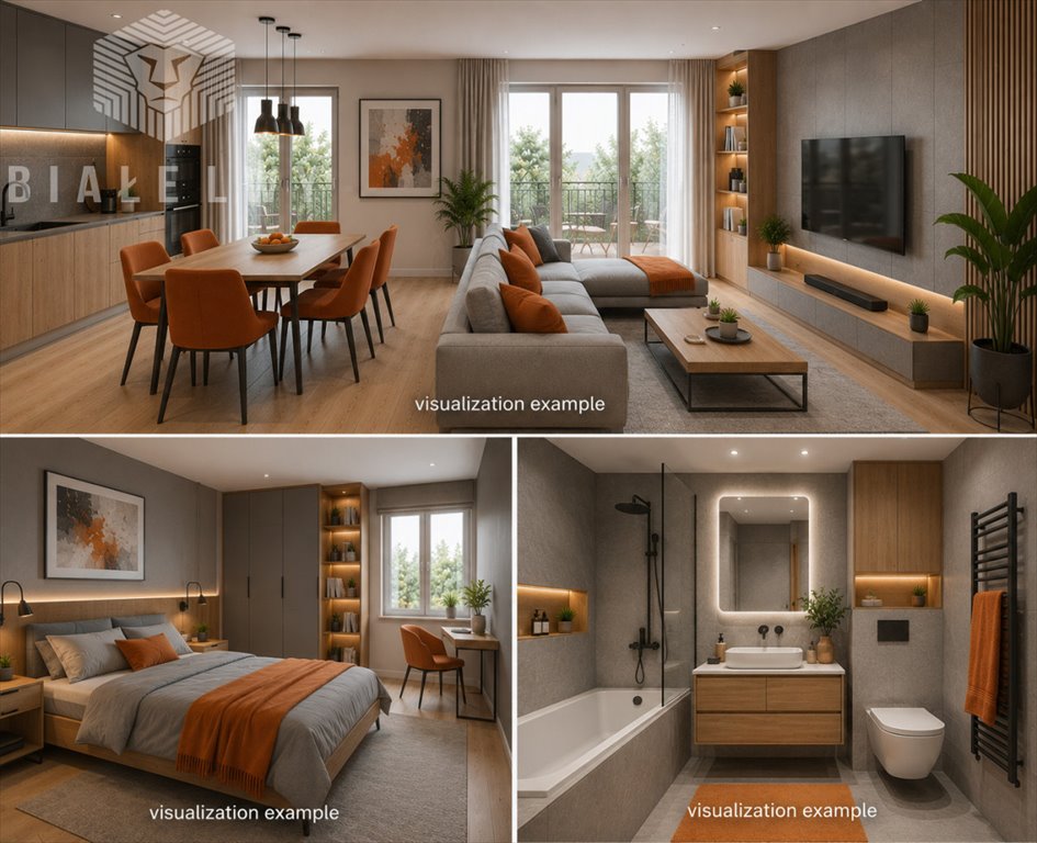 Zapraszam do obejrzenia nowoczesnego 4-pokojowego apartamentu z systemem Smart Home Warszawa, Wola, Gumińska  108m2 Foto 1