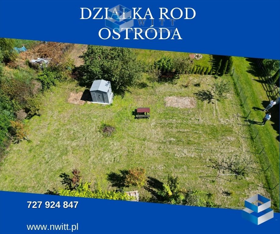 Działka rekreacyjna 460 m² z domkiem i drzewami owocowymi Ostróda, Ostróda, Mazurska  460m2 Foto 1