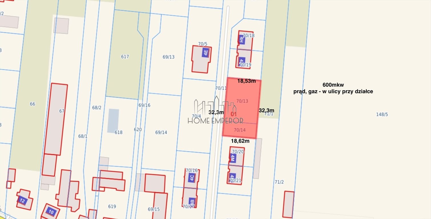 Do sprzedania działka pod zabudowę bliźniaczą 600 m² w Piastowie Piastów, Leopolda Lisa Kuli  600m2 Foto 1