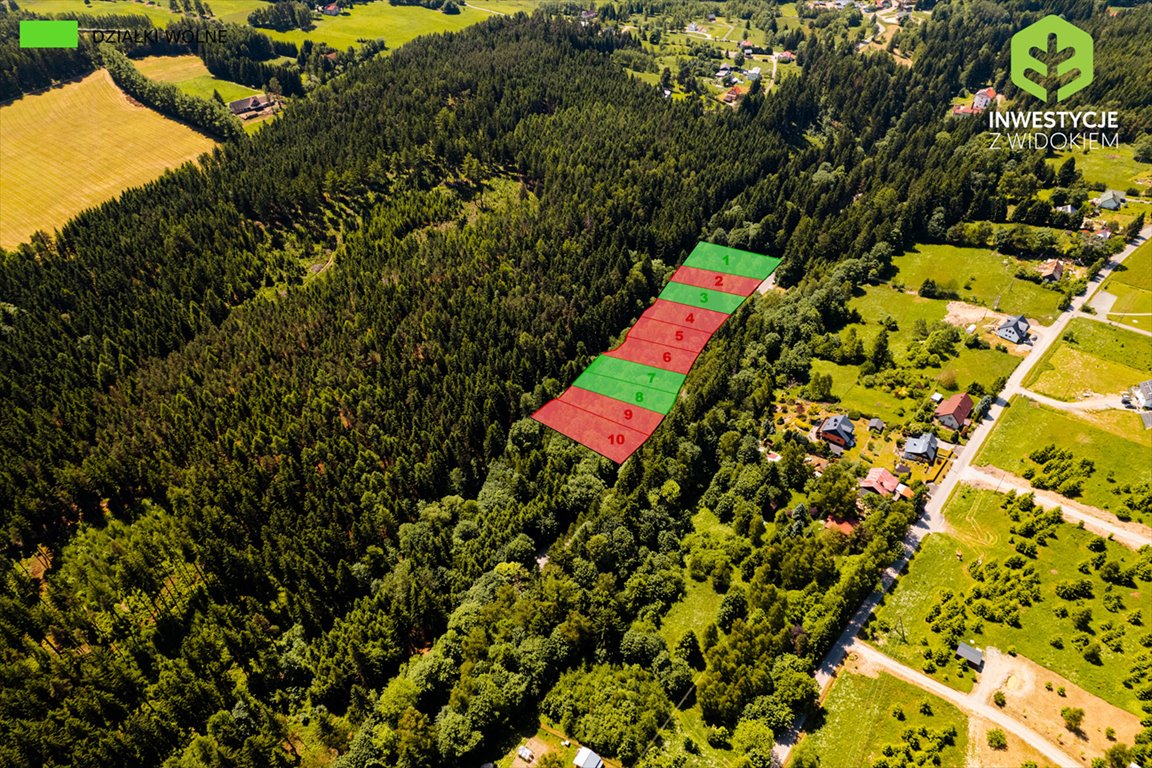 Działka budowlana na sprzedaż Duszniki-Zdrój, Działka budowlana z linią brzegową górskiego potoku  1 160m2 Foto 1