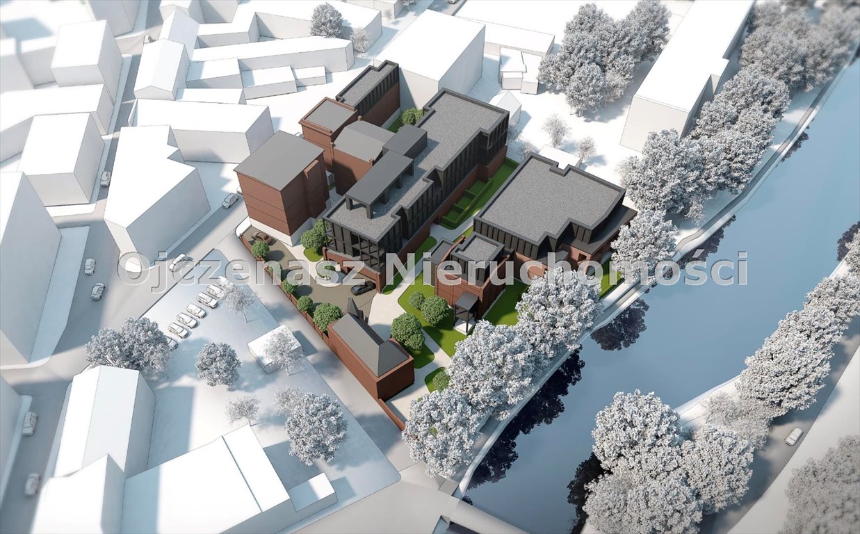 Zapraszam do inwestycji: historyczny kompleks nad Brdą z 40 mieszkaniami Bydgoszcz, Centrum  3 732m2 Foto 1