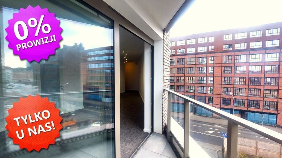 Atrakcyjny lokal biurowy 48 m2 z tarasem i miejscem parkingowym Gdańsk, Śródmieście, Popiełuszki  48m2 Foto 1