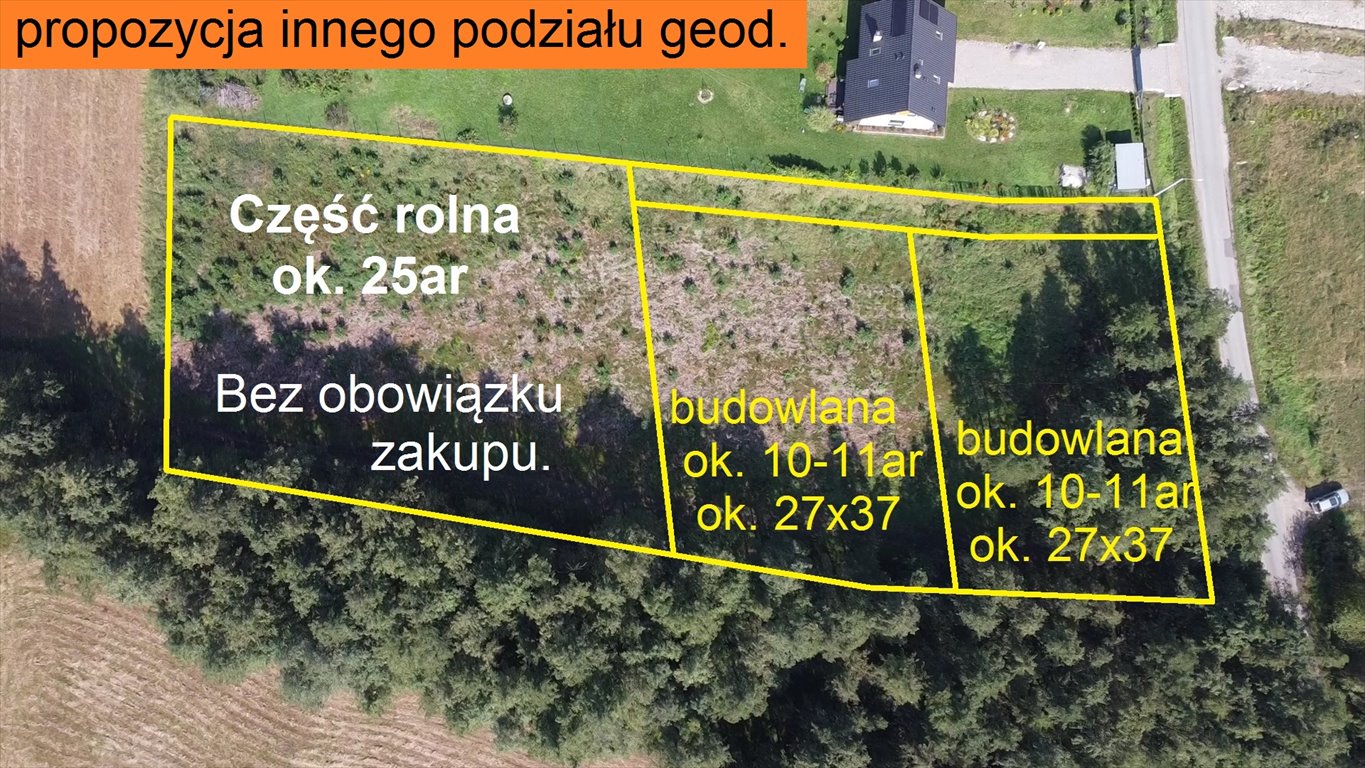 Działka budowlana na sprzedaż Chorągwica  2 498m2 Foto 12