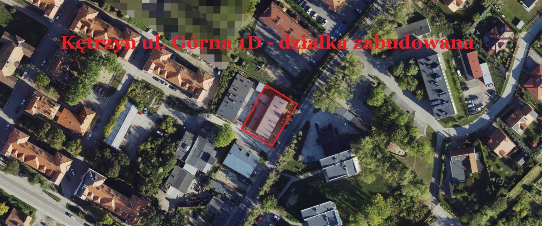 Budynek usługowo-handlowy 247 m², duża hala i sklepy Kętrzyn, Kętrzyn  247m2 Foto 1