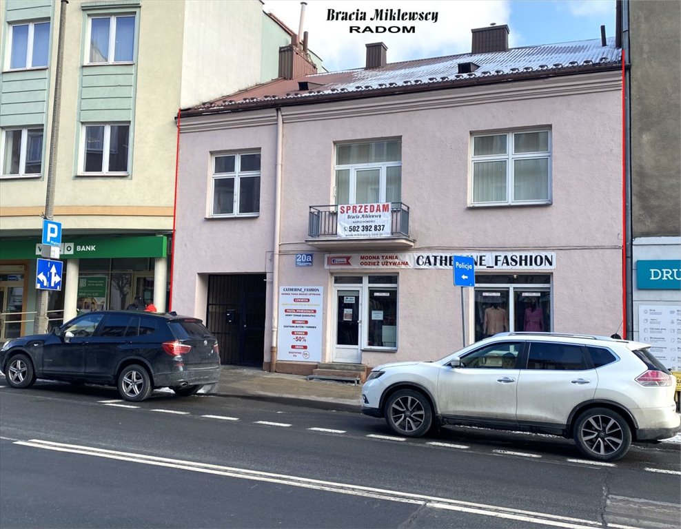 Kamienica z lokalem usługowym w centrum Radomia, 83 m² Radom, Centrum, Romualda Traugutta  251m2 Foto 1