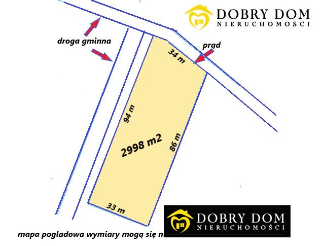 Działka budowlana na sprzedaż Turośl  2 998m2 Foto 1